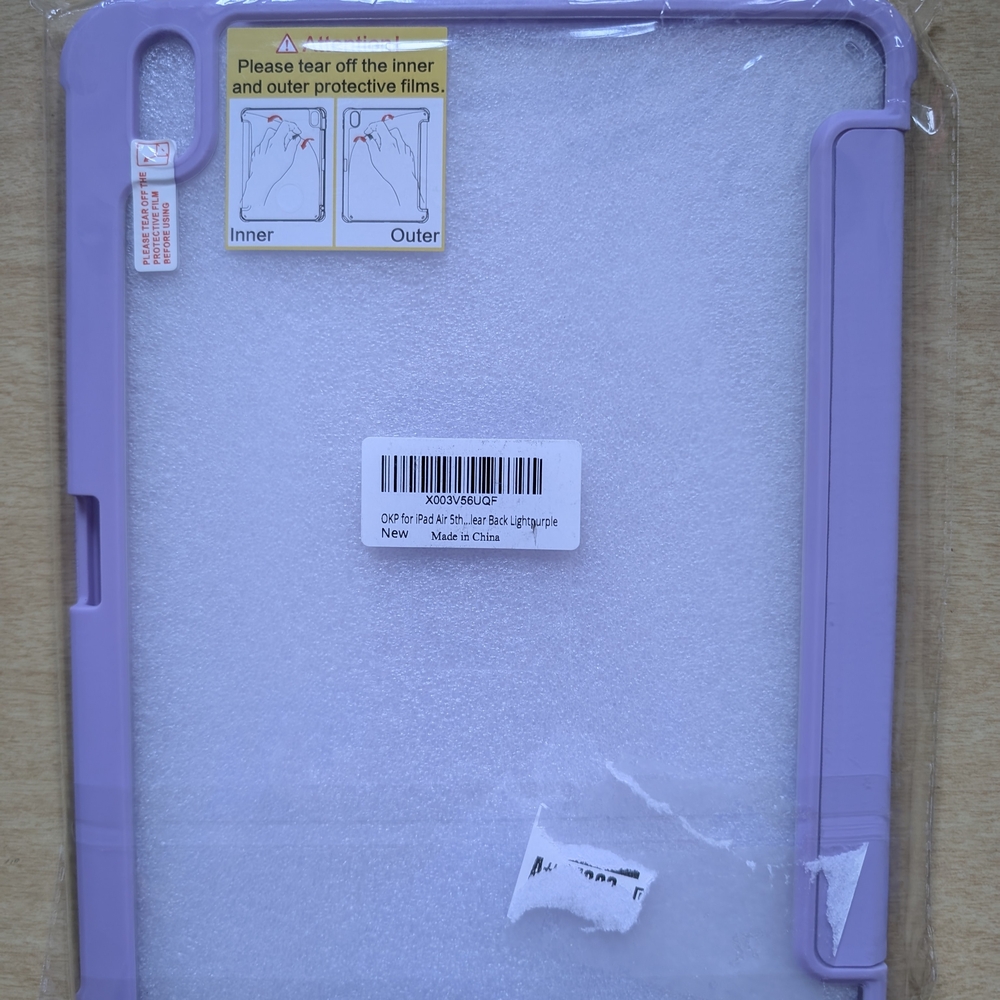 Case For Ipad Air 4th/5th Generation, 2020/2022, Light Purple, New